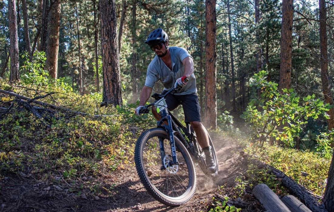 Brandon Hatle mountain biking